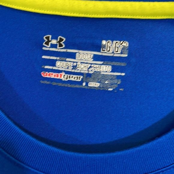 Under Armour UA Men’s heat gear loose fit tee size large - Picture 3 of 6